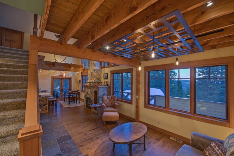 Revamp basketweave decorative metal cloud rustic cabin interior